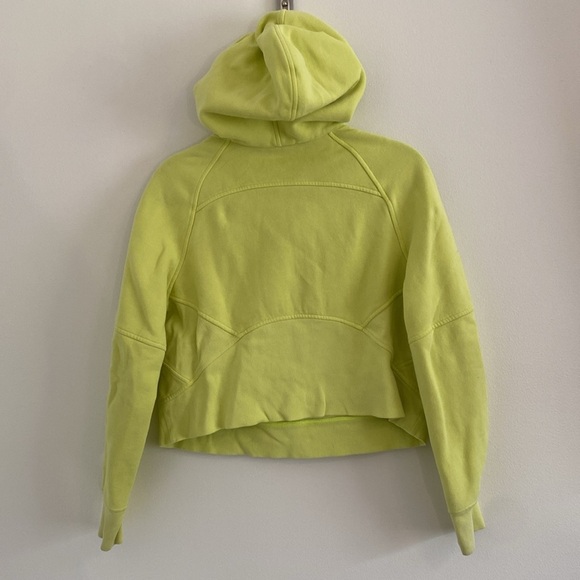 Lululemon Scuba Oversized Half-Zip Hoodie Wasabi Light Yellow Green Size XS/S - Picture 12 of 15